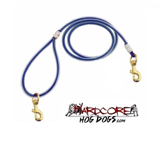 BASIC 4.5ft CABLE LEAD 1-DOG Version (BASIC) Brass Plated Snap on Both ends