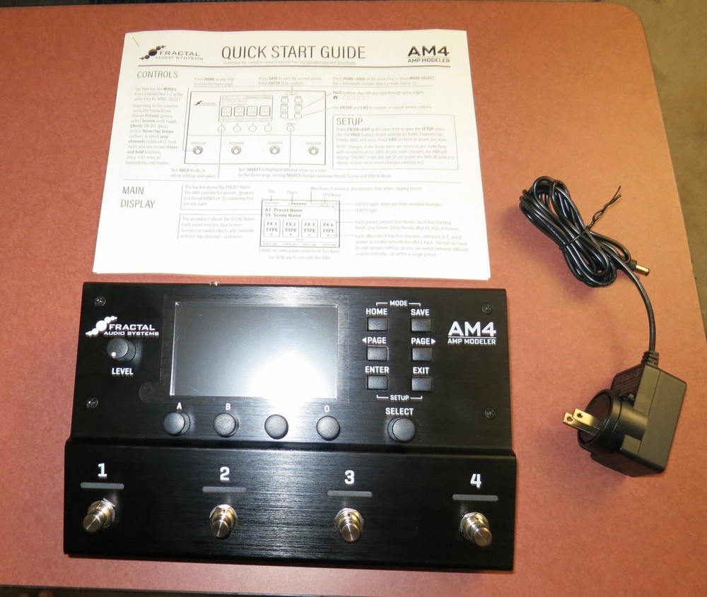 Fractal Audio Systems AM4 Amp Modeler + Multi-Effects Unit