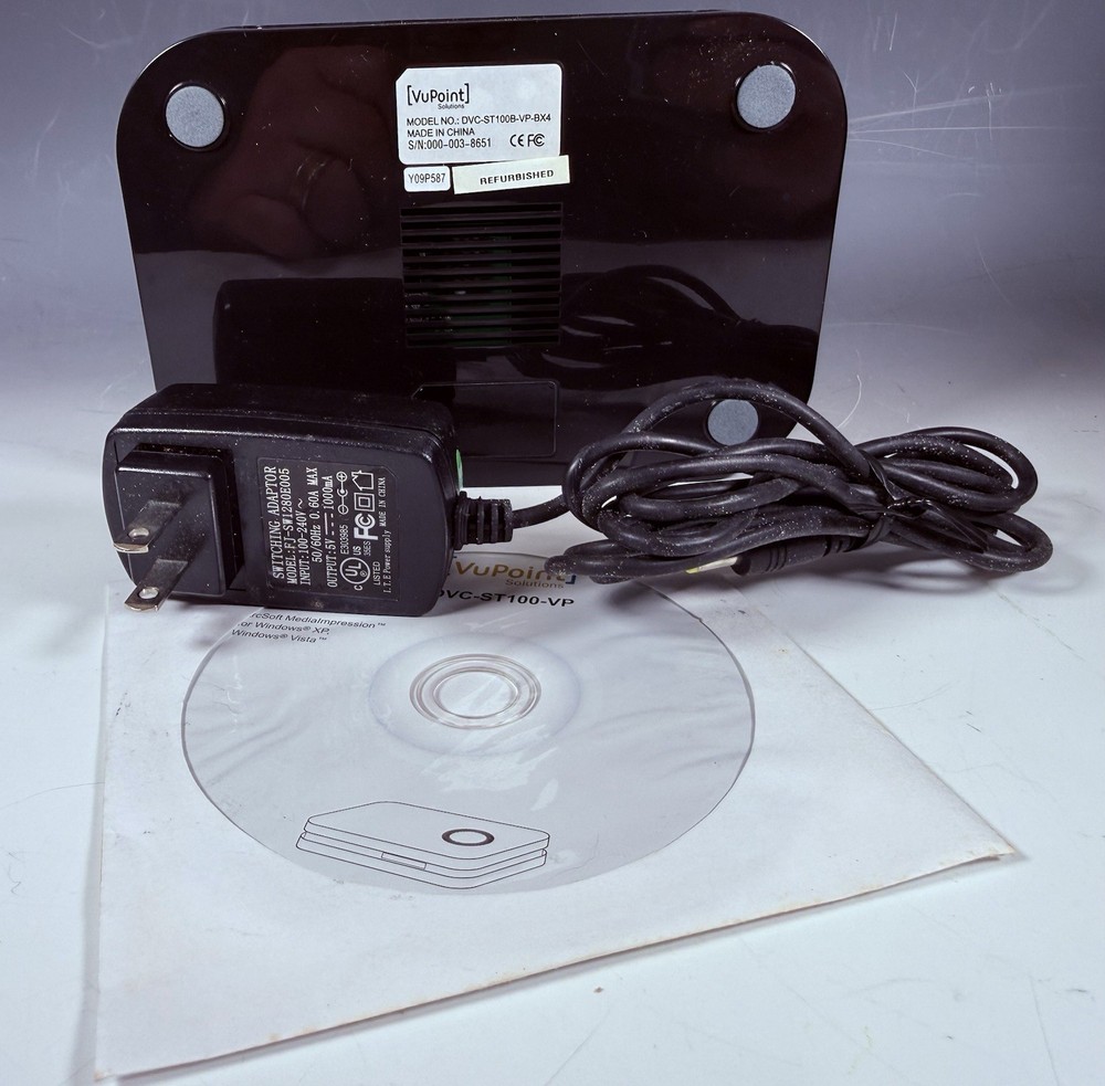 2010 VuPoint Solutions DIGITAL VIDEO CONVERTER DVC-ST100B-VP-BX4