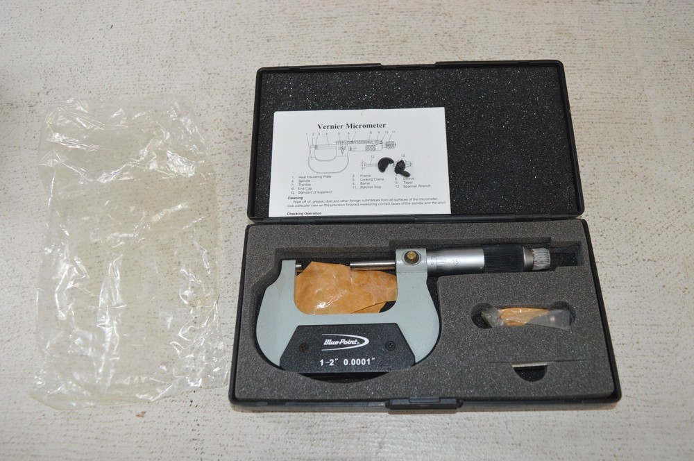 Blue-Point MIB2B 1-2" .0001" Micrometer *READ*