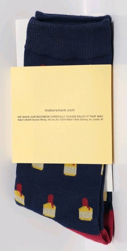 Maker’s Mark Bourbon Whiskey 2018 Ambassador Program Socks *NEW*