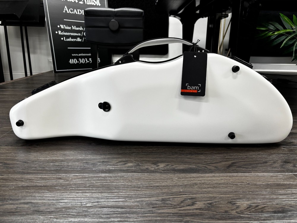 BAM Hightech Slim Violin Case White