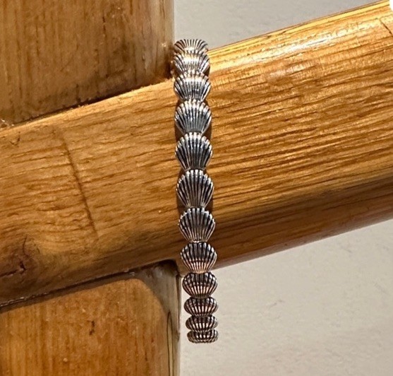 Cape Cod Scallop Shell  Adjustable Cuff Bracelet NEW Gift Wrapped
