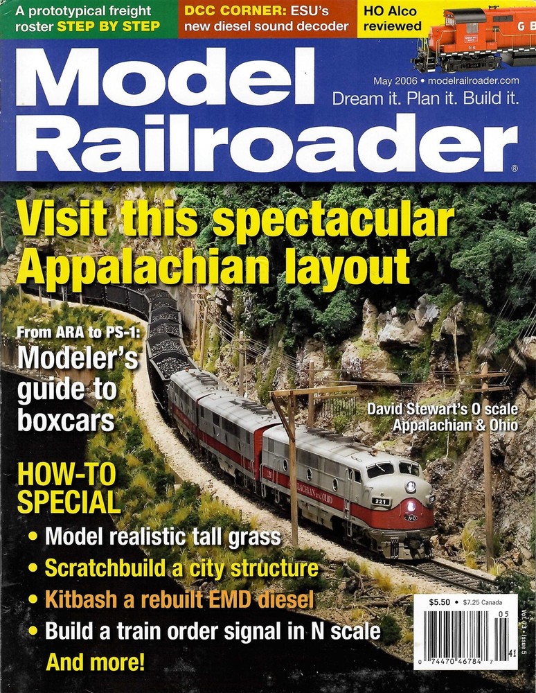 Model Railroader Magazine 2006 May
