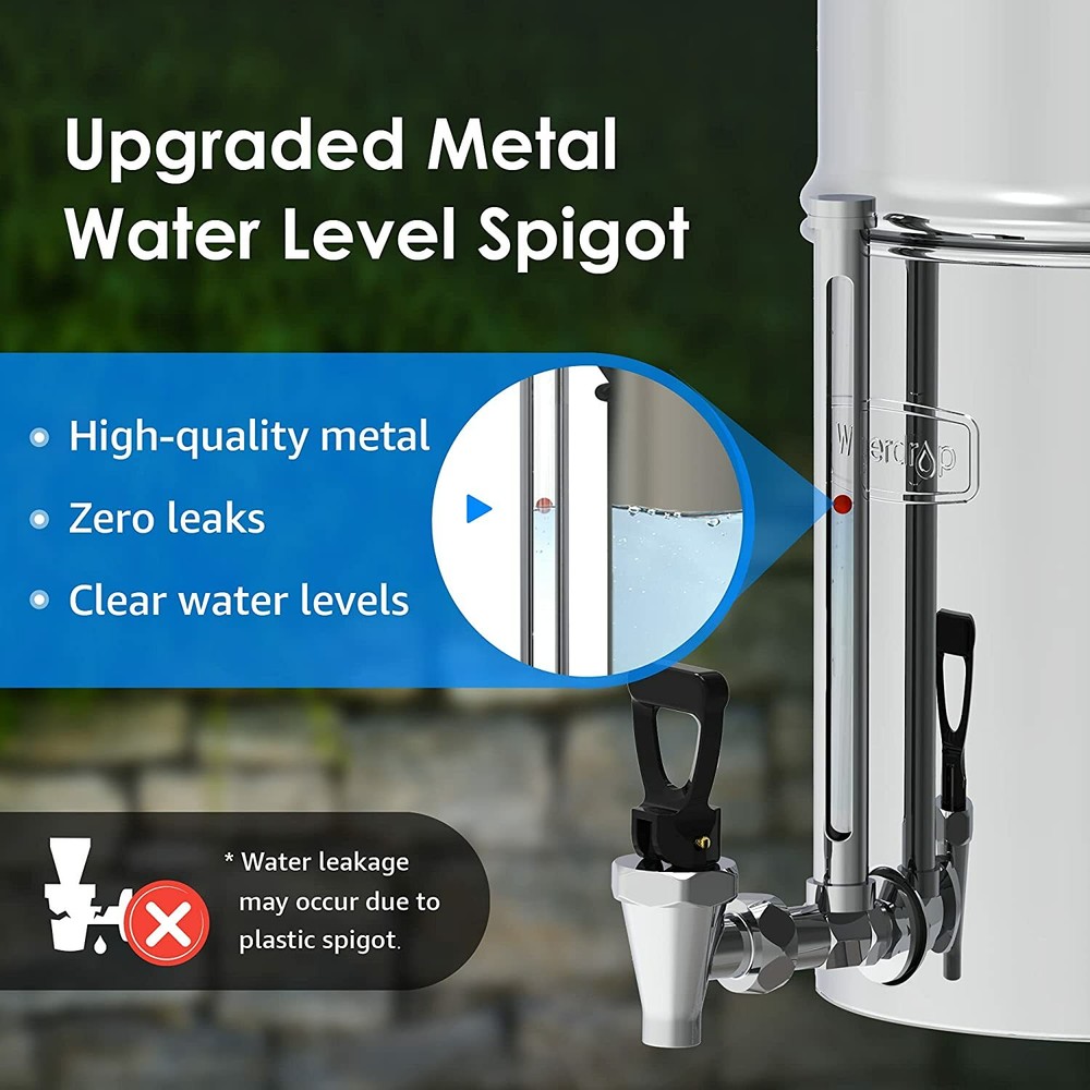 Waterdrop refurbished WD-TK-BB9 Gravity-fed Water Filter System