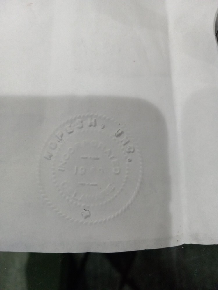 Vintage Cast Stamp Seal