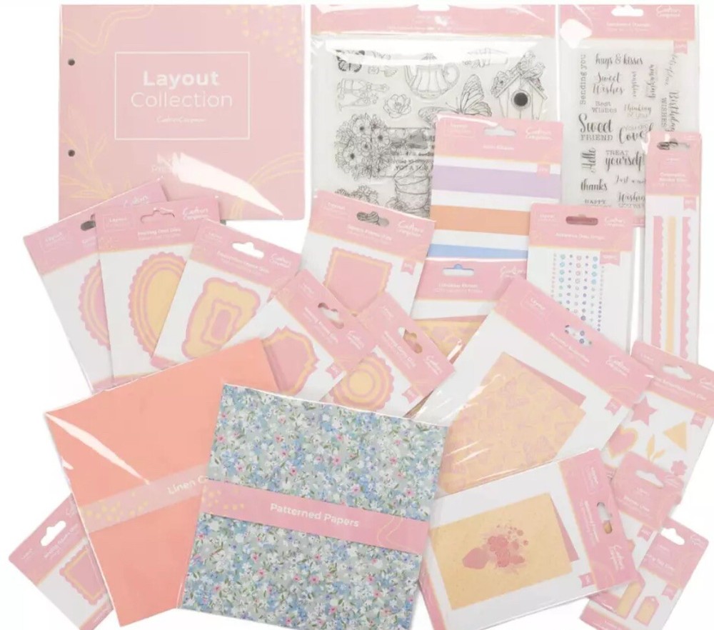 Crafter's Companion Layout Collection BNIB Includes Binder