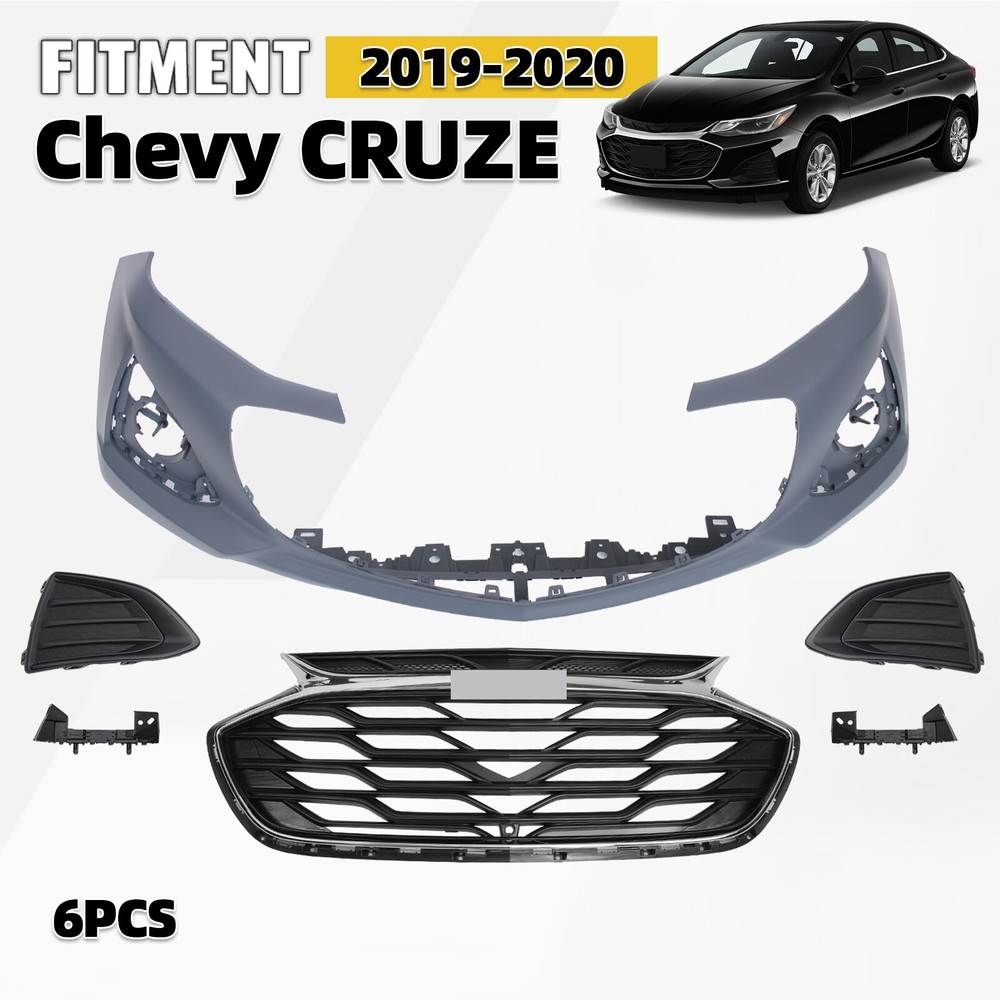 Fits For 2019 2020 Chevy Cruze Front Bumper Assembly Kit