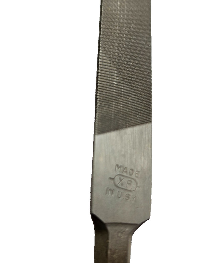 8" Triangular File Nicholson 3-Square 41530 #2 Double Cut Medium Swiss Pattern