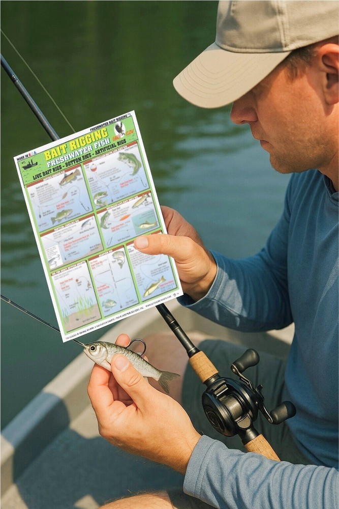 Freshwater Bait Rigging Guide #1 -- Waterproof Reference