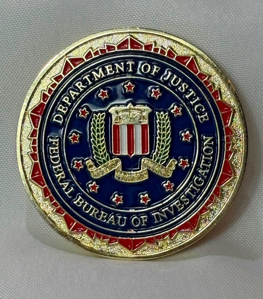 FBI Behavioral Analysis Unit Challenge Coin Quantico VA