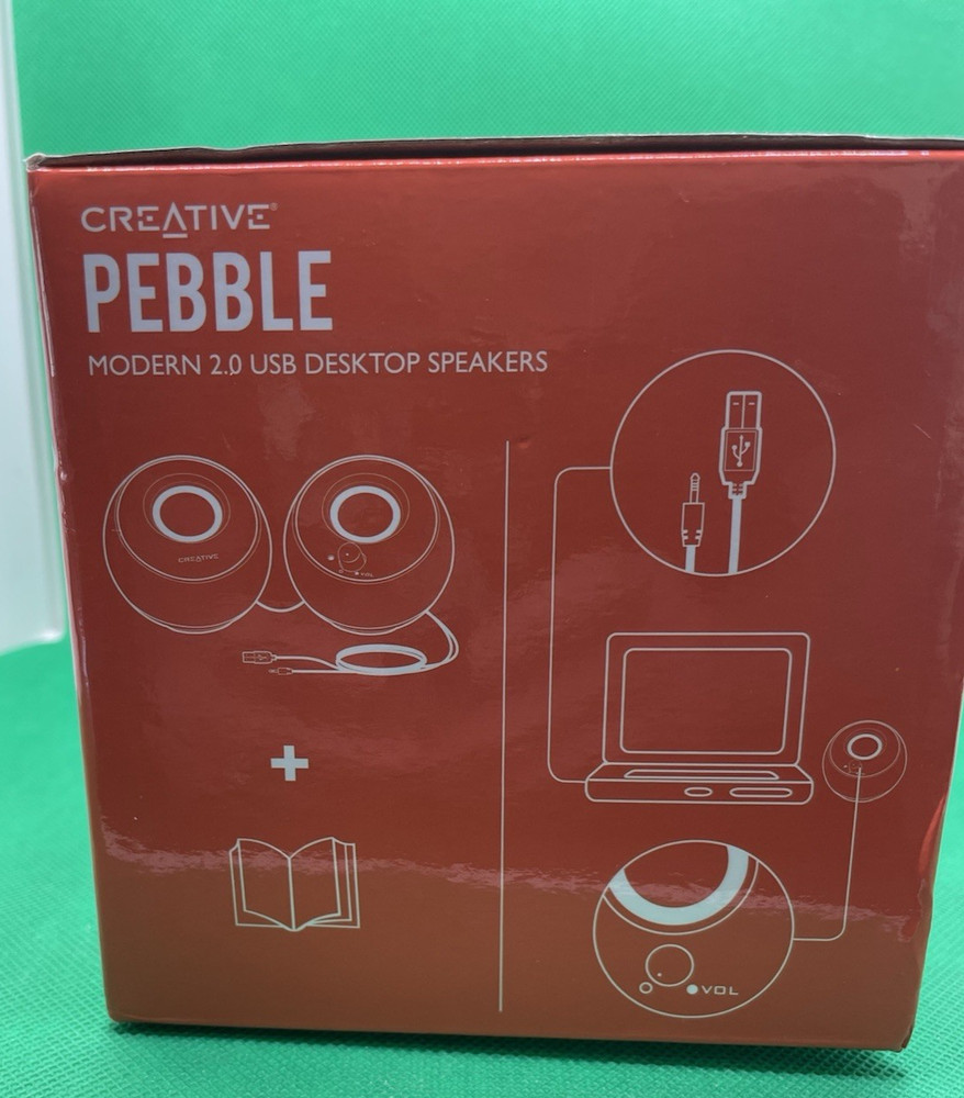 Pebble Modern 2.0 USB Desktop Speakers