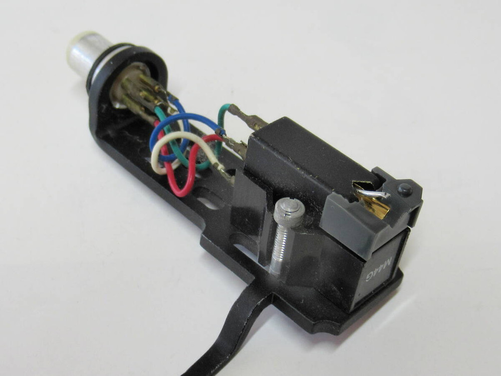 SHURE M44G Cartridge with Technics Headshell Working Confirmed