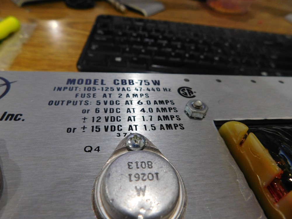 Power-One Model: CBB-75 W Power Supply.