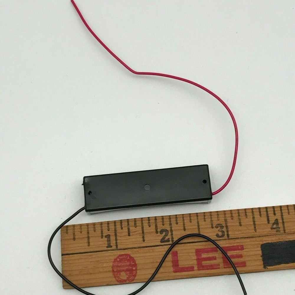 Single/1X AA DIY Battery Holder Case Box Base 1.5V PCB Mount With Bare Wire Ends