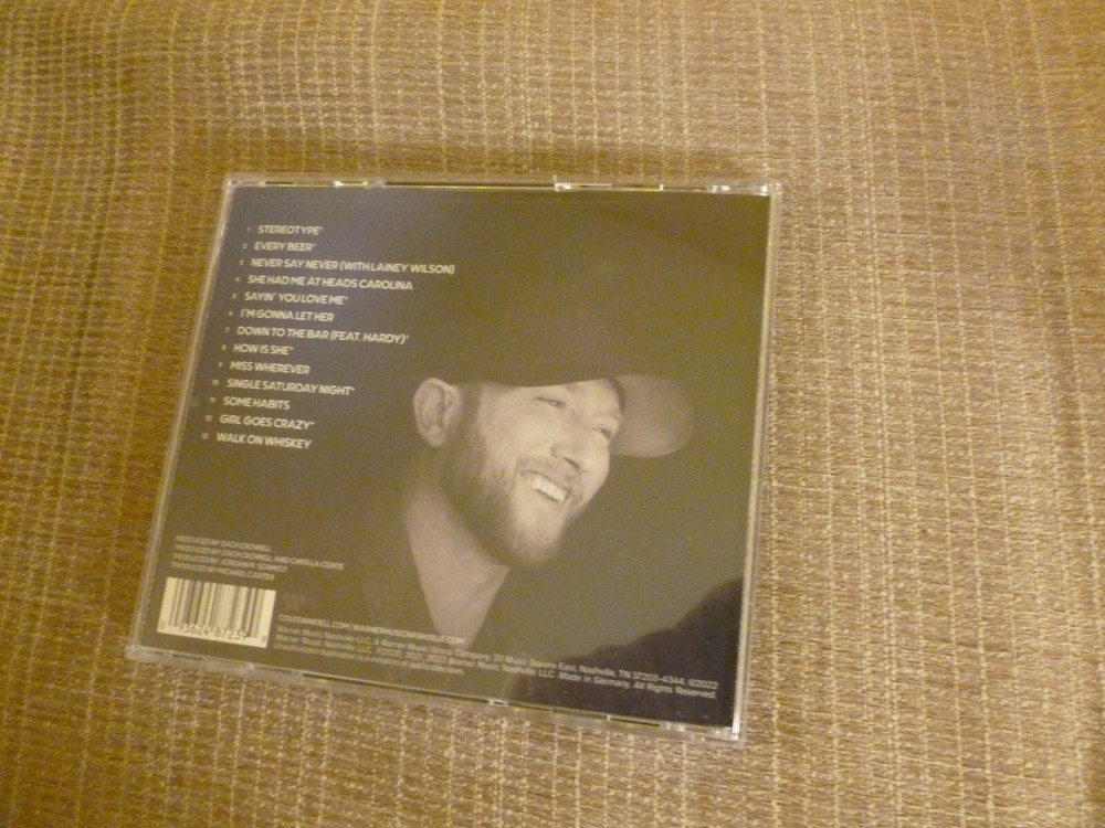 Cole Swindell Signed CD Stereotype Autographed