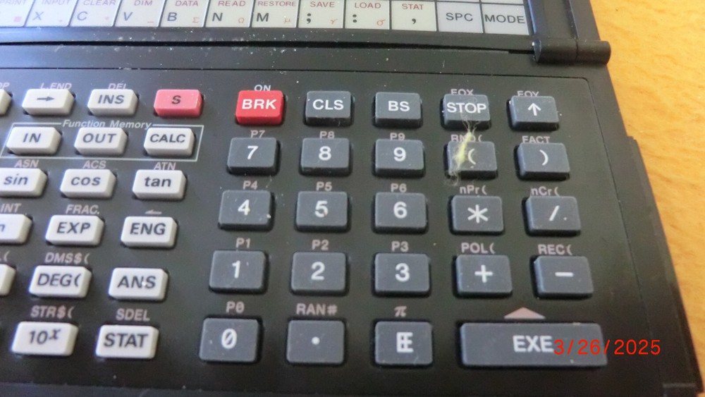 VINTAGE TANDY PC-6 BASIC Pocket Computer