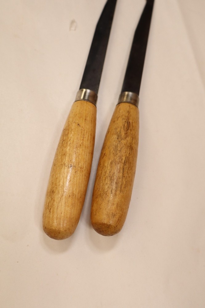 2 Carving Knives Hook Tip CA