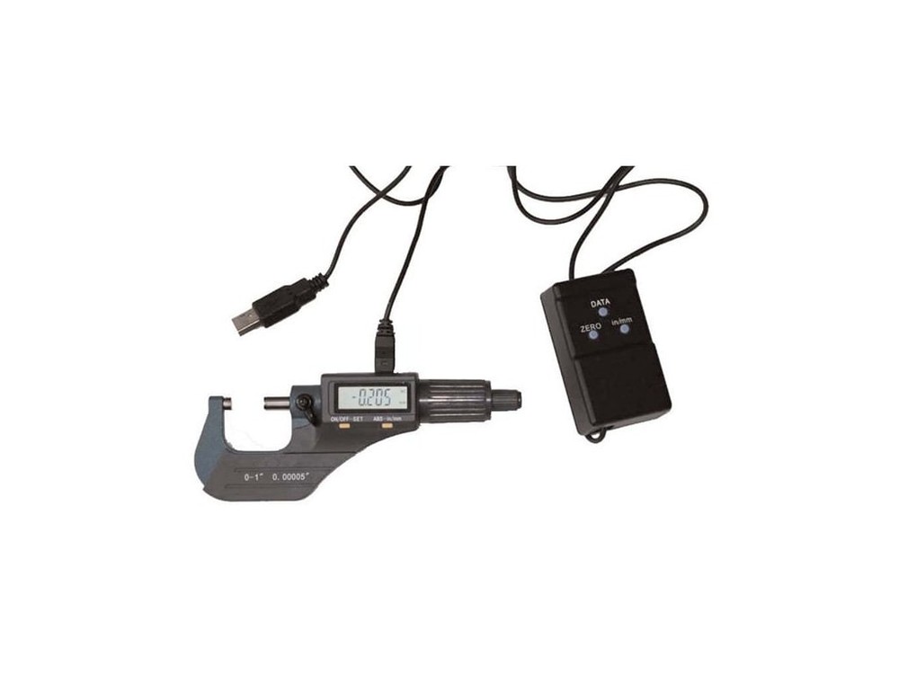 TPI 3M301A Electronic Digital Micrometer with USB Cable