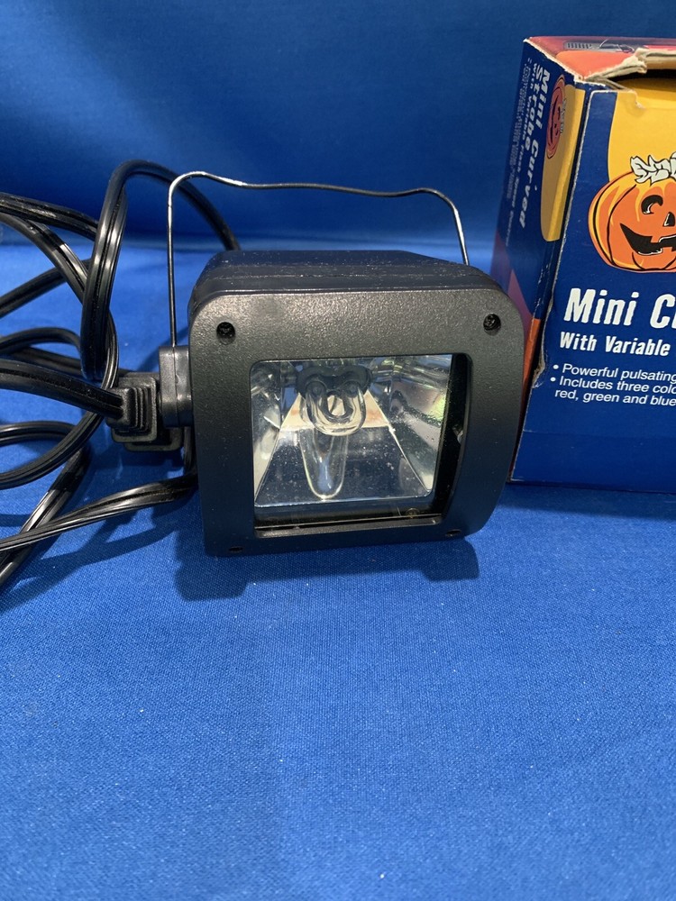 Mini Curved Strobe Light 1200-x Dance Party Halloween Variable Speed Control
