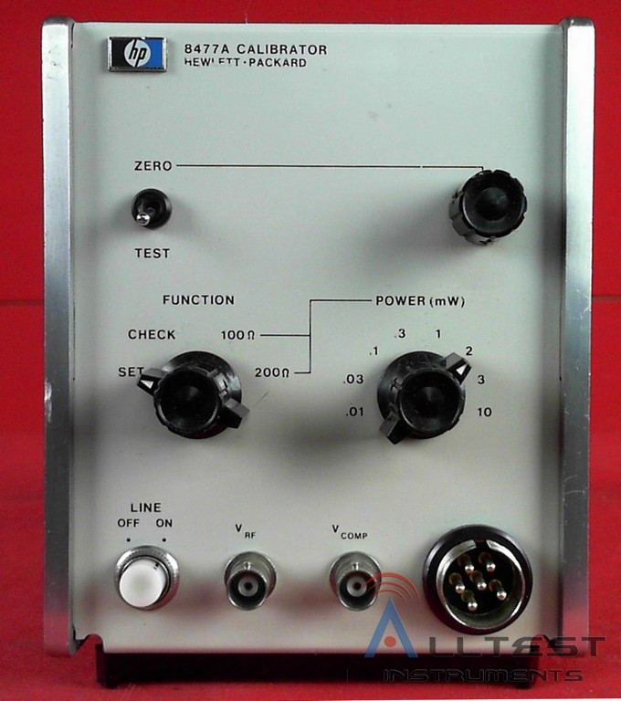 HP 8477A Power Meter Calibrator