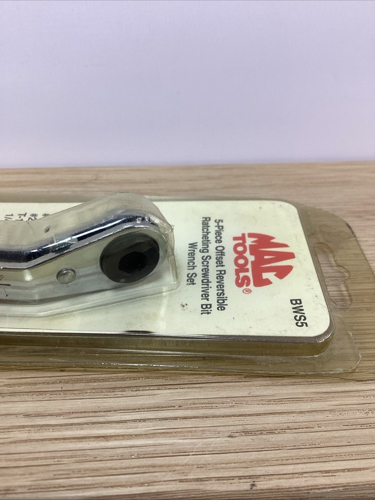 Vintage Mac Tools 5pc Mini Ratchet Set - BWS5 - In Original Packaging (31426)