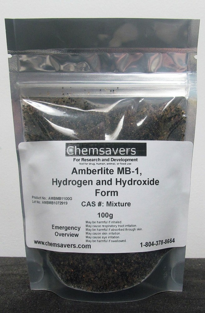 Amberlite MB-1, Hydrogen and Hydroxide Form, 100g