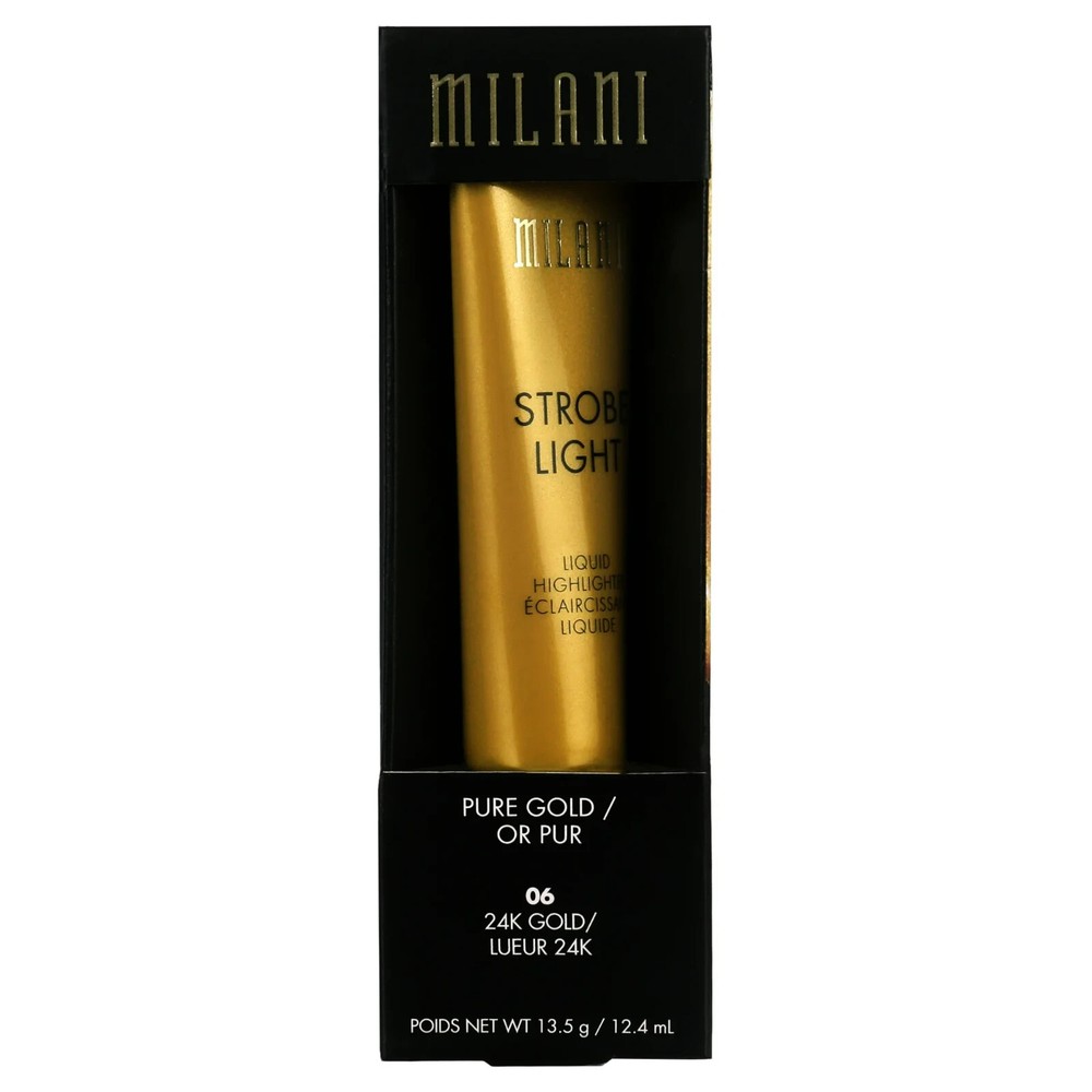 MILANI Strobelight Liquid Highlighter 06, 24K Glow