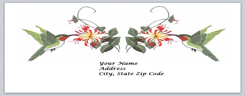 30 Personalized Address Labels Hummingbirds (HB 2)