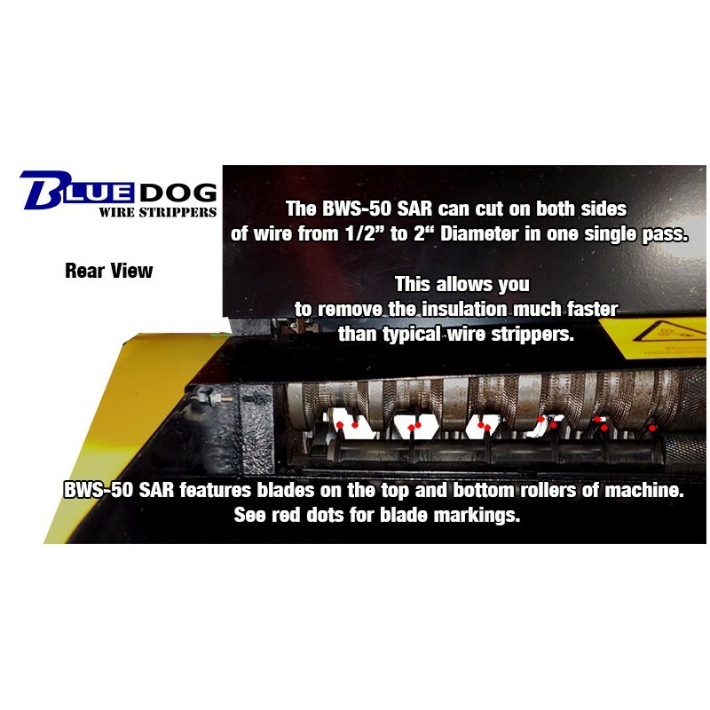 Wire Stripping Machine - BWS-50 SAR - Bluedog Wire Strippers