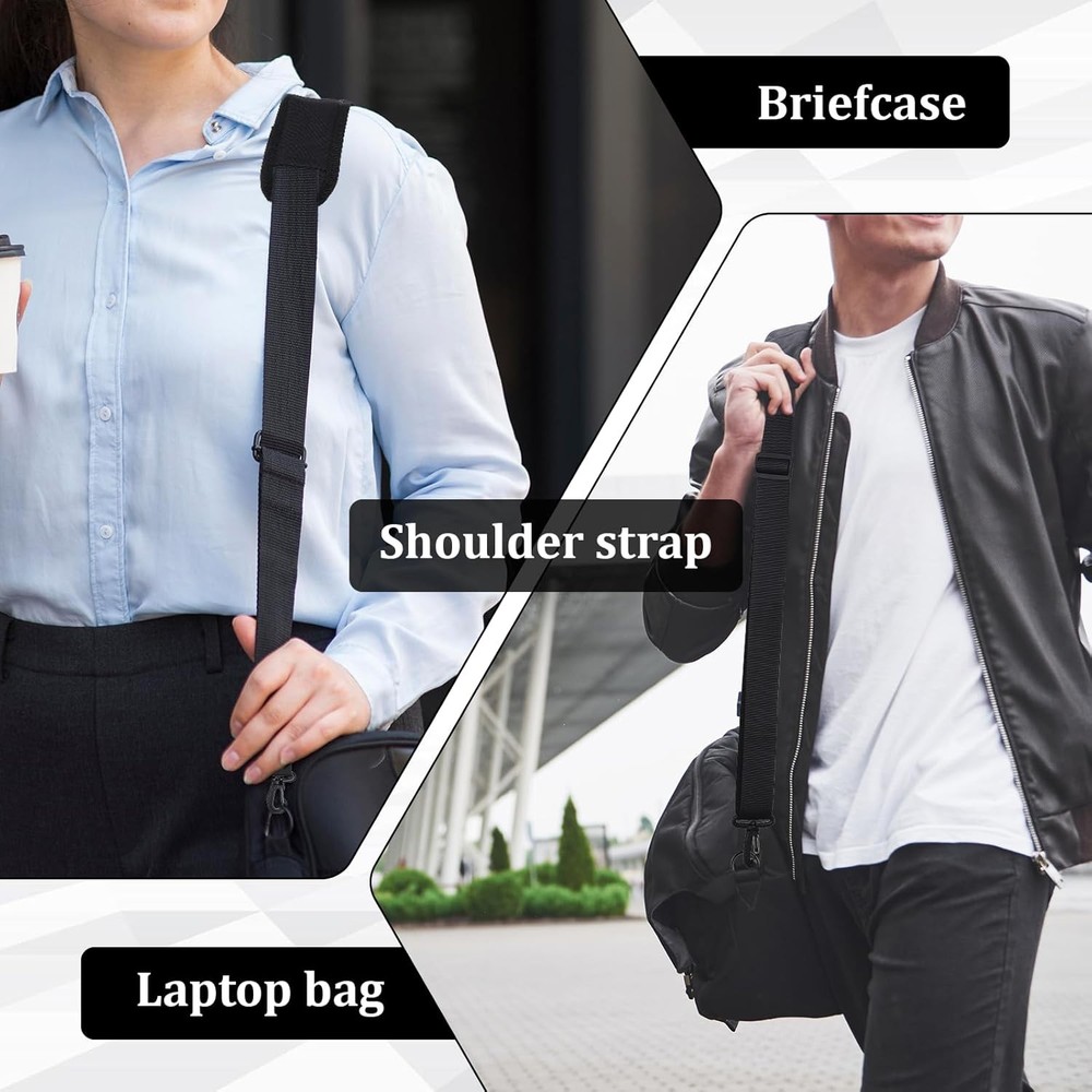 56" Bag Strap, Shoulder Strap Universal Adjustable Shoulder Belt Replacement Lap