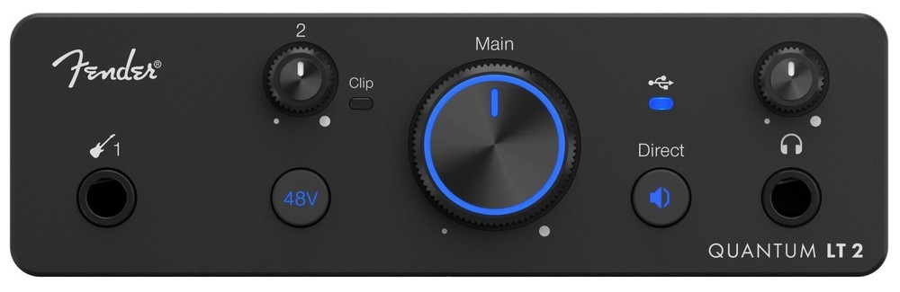 Fender Quantum Creator Kit: Interface+Microphone+Headphones+Cable+Stand+Software