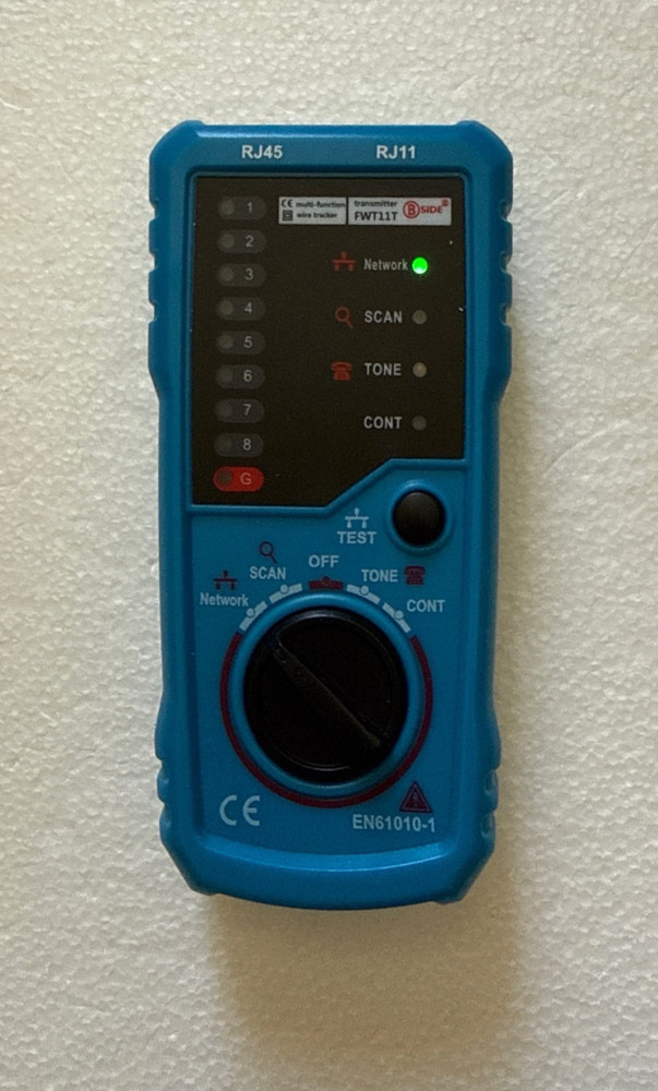 BSIDE Multi-functionl FWT11 Handheld Wire Tester & Tracker, RJ-45 RJ-11