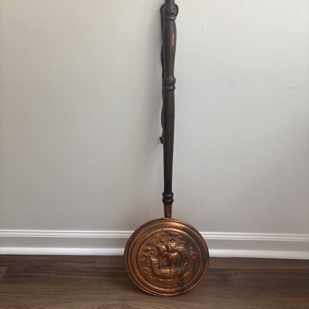 Antique Cooper Bed Warming Pan