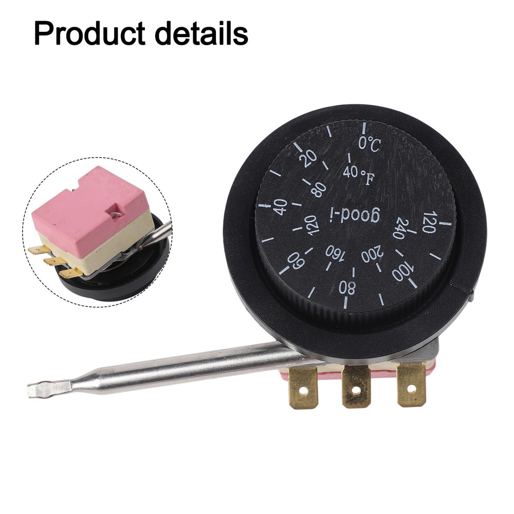 Temperature Controller with 1m Sensing Line Length and 75mm Sensing Rod Length
