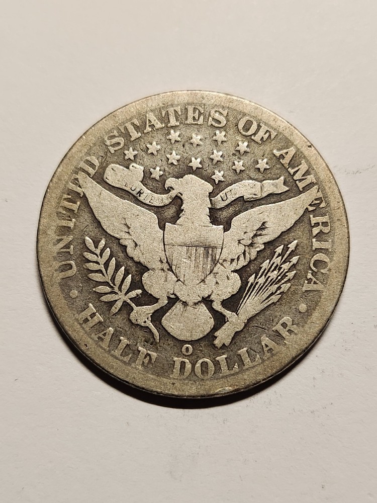 1895 o barber half dollar