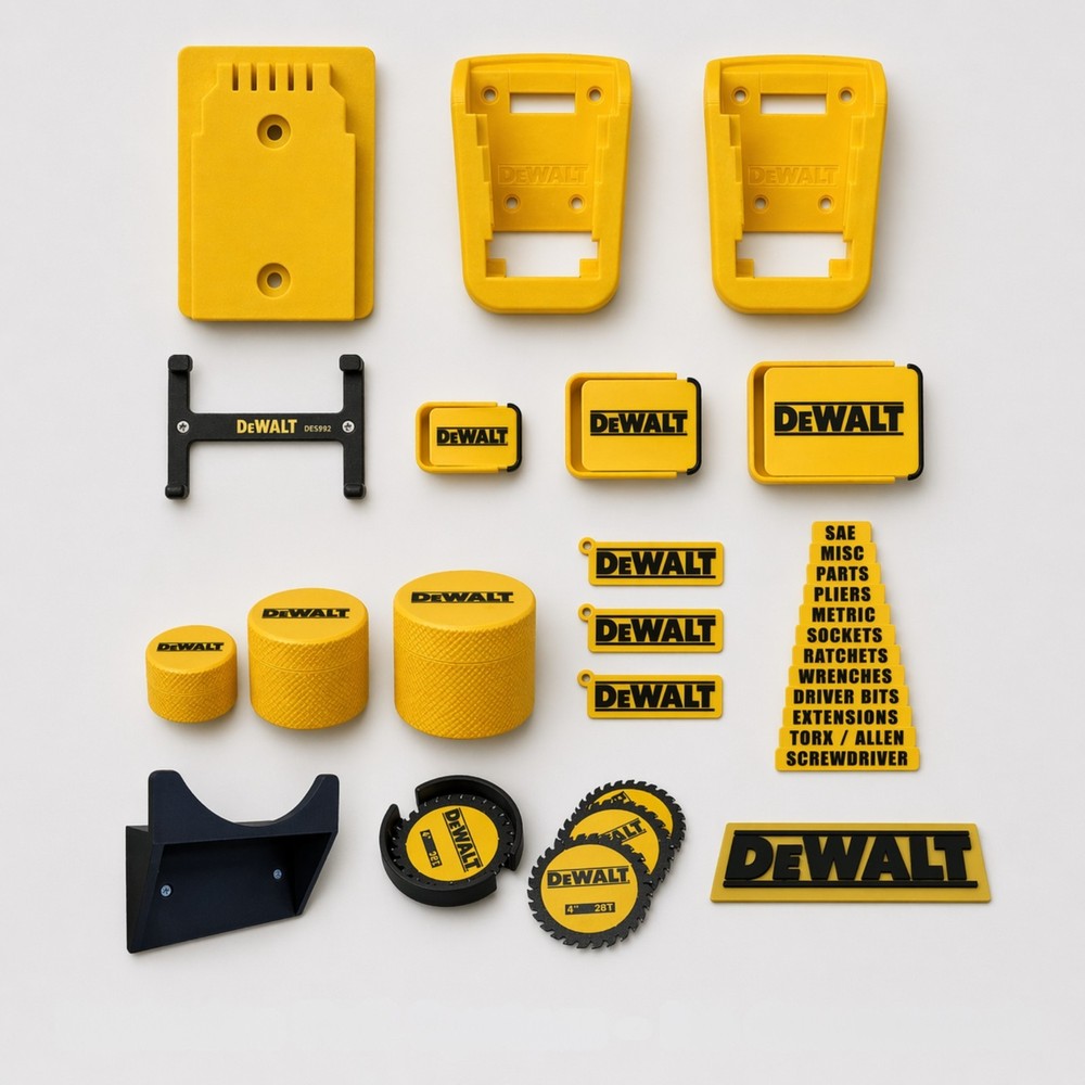 DeWalt Ultimate Garage Organizer System Tool Holder Battery Mount Storage Kit