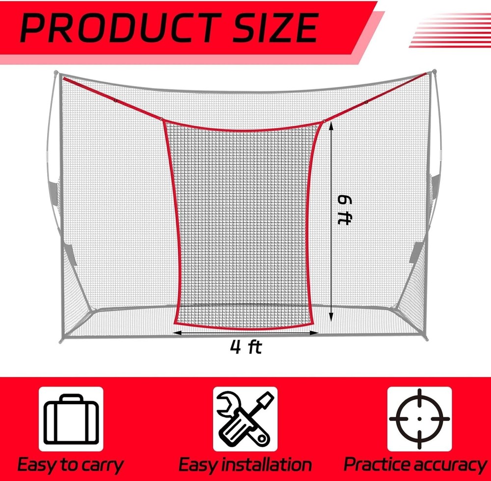 Golf Practice Net Extender - Protect Your 7 ft or 10 ft Golf Net - High Impac...