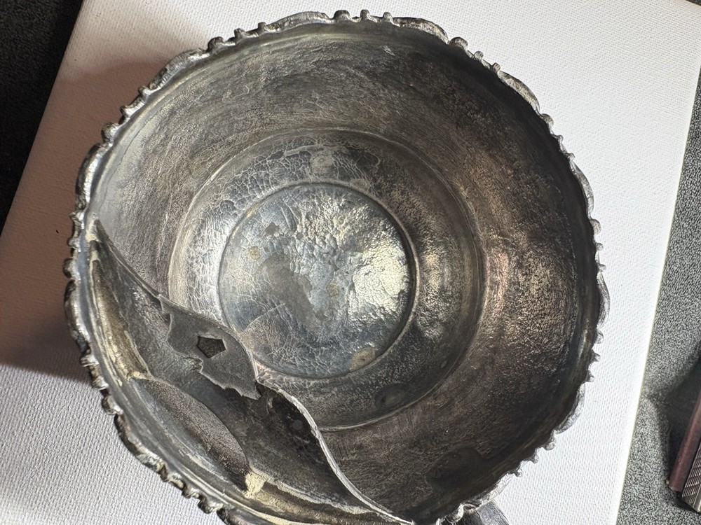 Victorian EG Webster Quadruple Silver Plate Cup