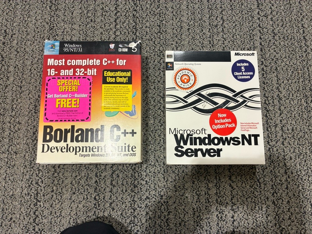 Microsoft Windows NT  and Borland C++ Development Suite