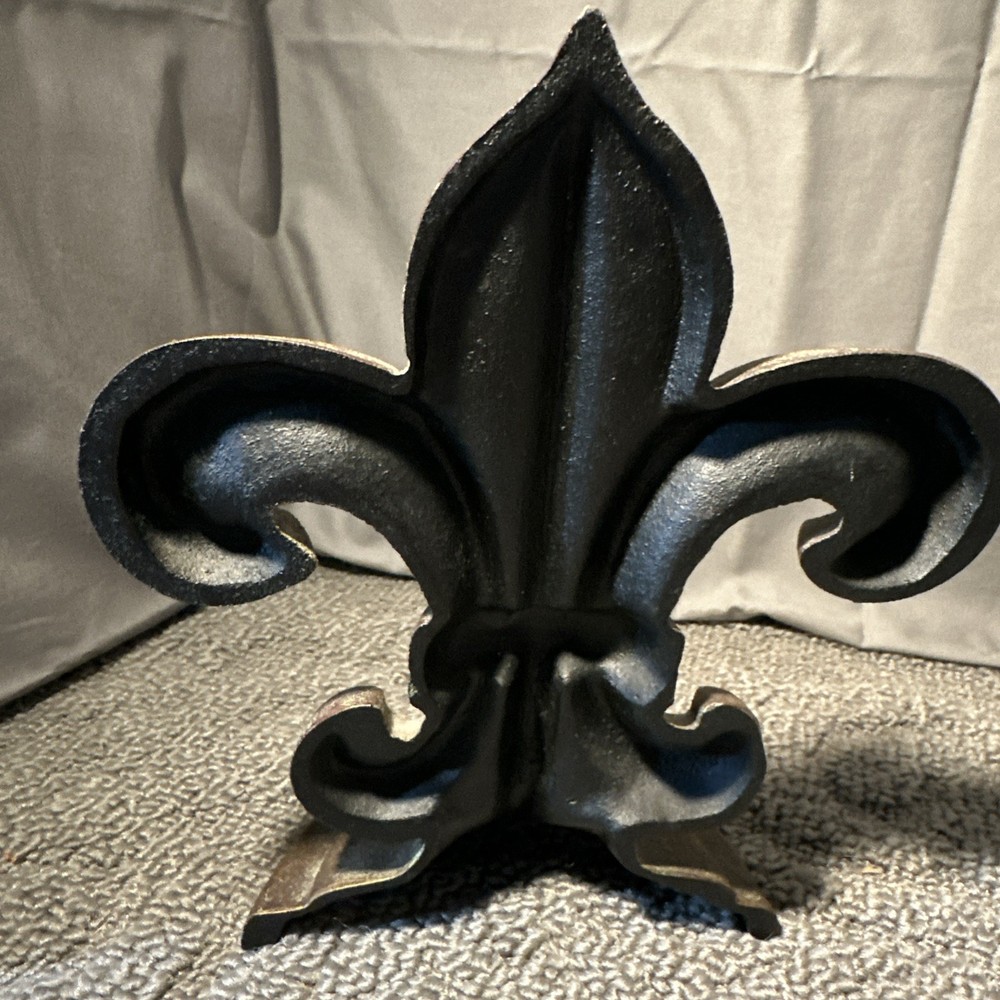 Iron Fleur de Lis Door Stop