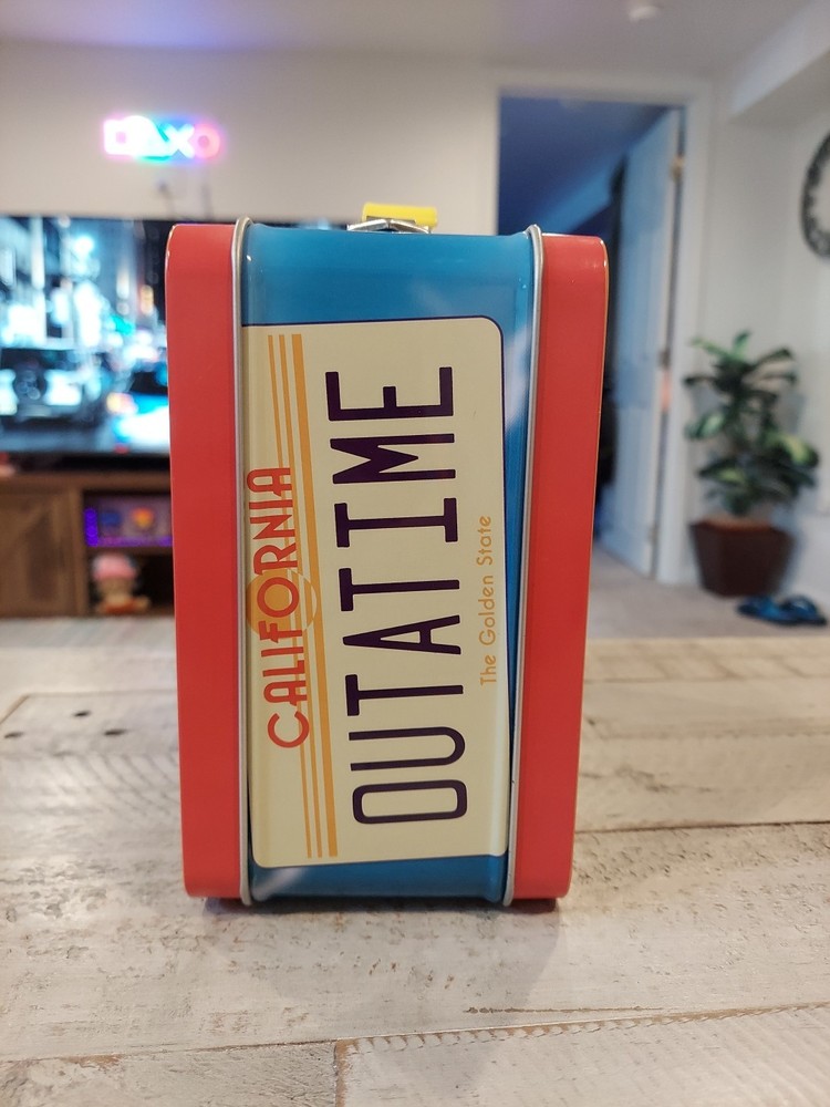 Back to The Future Gen 2 Fun Box - Sturdy Tin Storage Box with Plastic Handle
