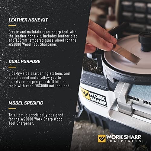 Leather Hone Kit for WS3000 - Precision Sharpening Tool, Beige, Easy Use