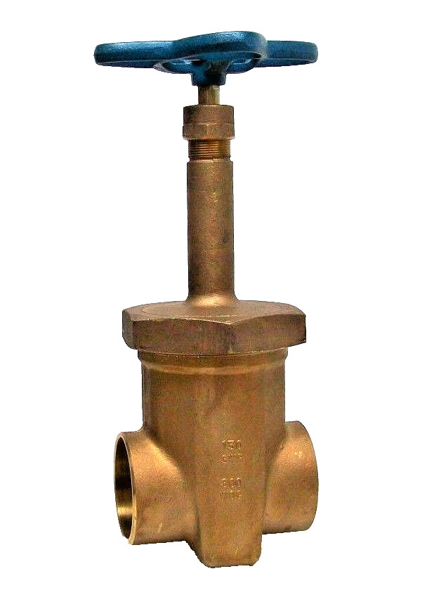 NIB NIBCO S-134 3"  RISING STEM SOLID WEDGE BRONZE GATE VALVE OXYGEN SERVICE KB