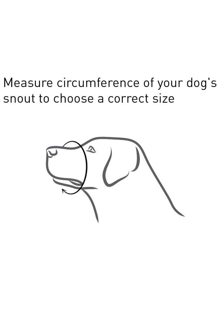 Nylon Dog Muzzle - 2PCS Anti-Biting Barking Adjustable Dog Muzzle - Nylon