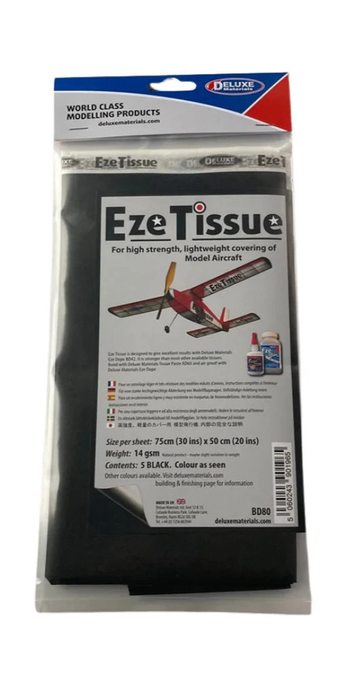 Deluxe Materials BD80 Eze Tissue Black (5 Sheets)