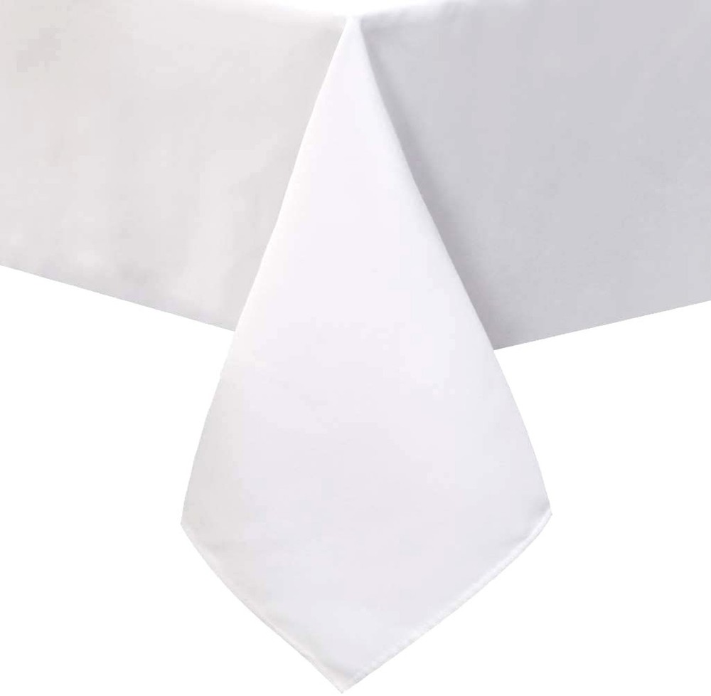 Obstal 210GSM Rectangle Table Cloth, Water Resistance Microfiber Tablecloth, ...
