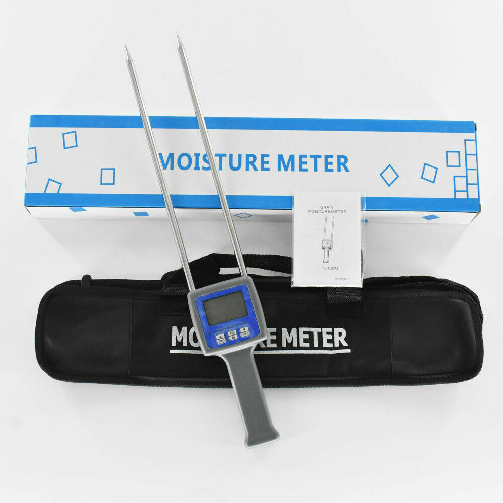 Grain Moisture Analyzer Moisture Meter with Backlight LCD for Rice Corn Wheat