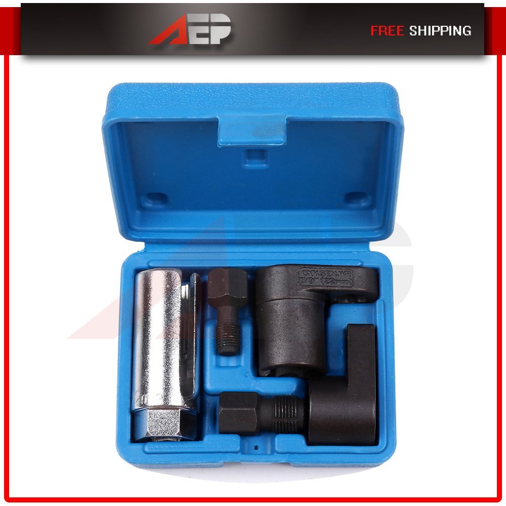 5 pcs O2 Oxygen Sensor & Oil Pressure Sending Unit Master Sensor Socket Set