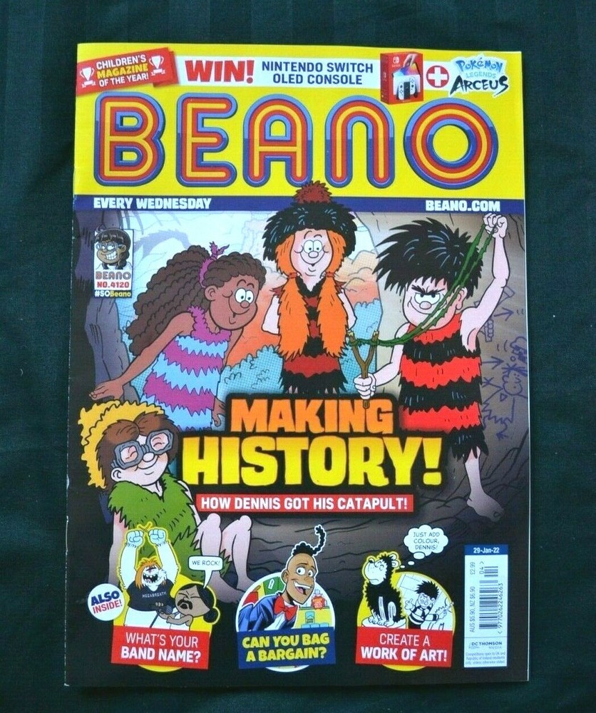 BEANO Comic Issue #4120 29/01/22 29th January 2022 Making History